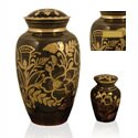 Black Rose Cremation Urn