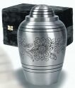 Pewter Bouquet Urn