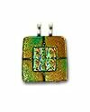 Red/Gold Dichroic Pendant
