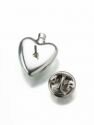 Silver Heart Pin