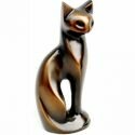 Bronze Cat Urn
