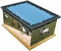 Horses Ashes Casket