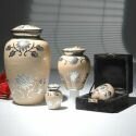 Floral Cream Urn