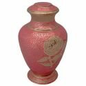 Pink Rose Cremation Urn
